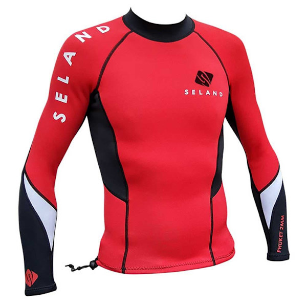 Seland Neopren Jakke Phuket Rød XS