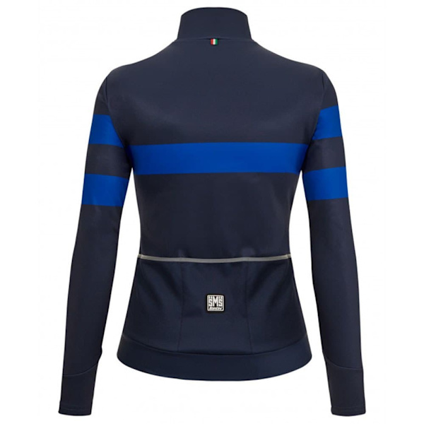 Santini Pitkähihainen Jersey Coral Bengal Thermal Musta L Nainen