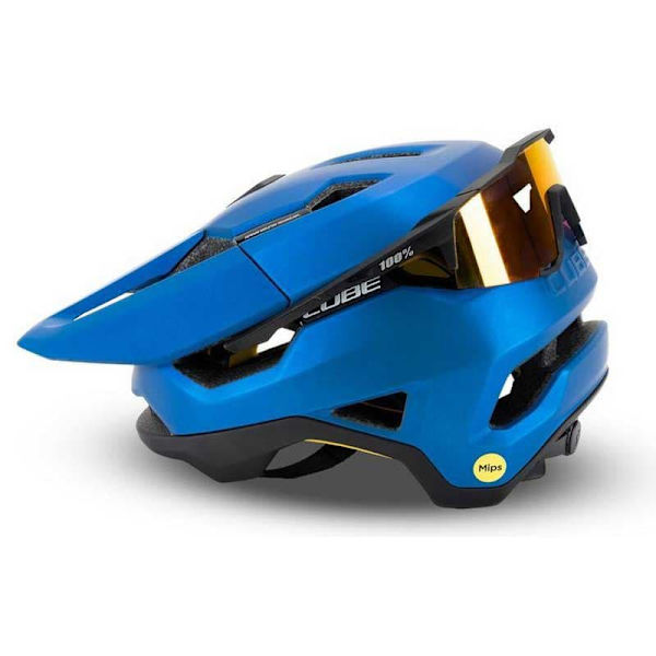 Cube Trooper X Actionteam Mips Mtb-kypärä Sininen L