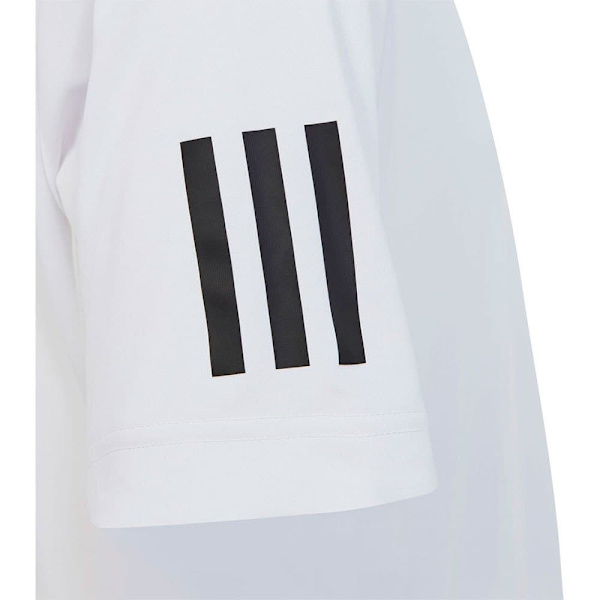Adidas Kortärmad T-shirt Clu3 Stripes Vit 15-16 Years Pojke