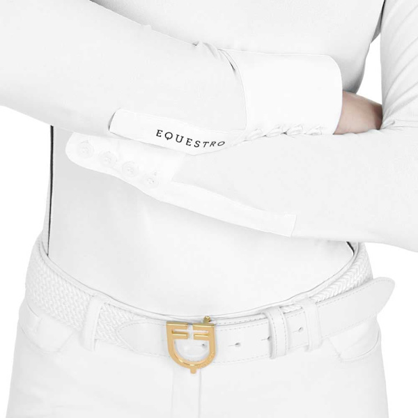Equestro Mesh Insert Pitkähihainen Polopaita  M
