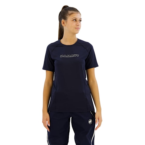 Mammut Selun Fl Logo T-shirt Med Korta ärmar Blå S Kvinna