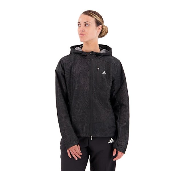 Adidas Jakke Adizero Sort M Kvinde