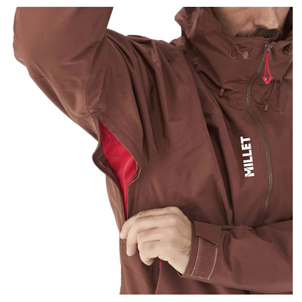Millet Seneca Goretex 2l Fleece Brun L Man