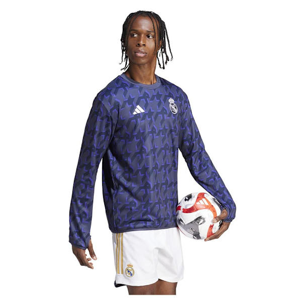 Adidas Pitkähihainen T-paita Pre Match Real Madrid 23/24 Sininen XL