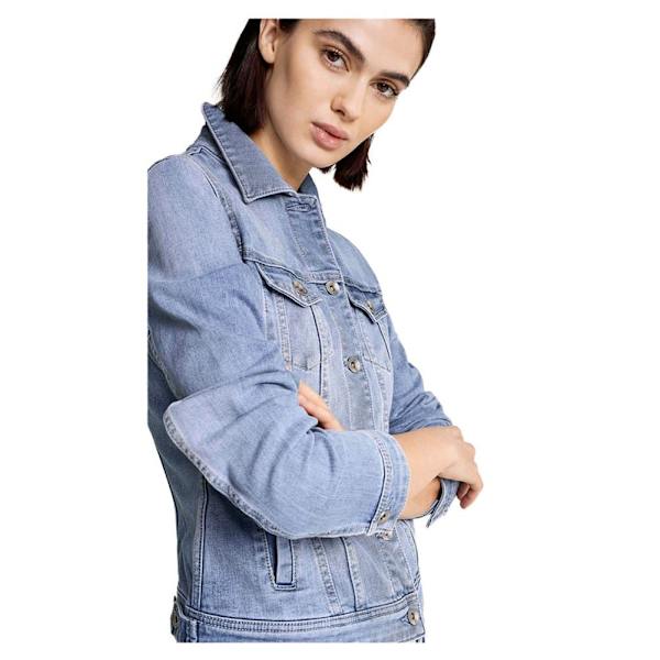 Salsa Jeans Trucker Jacka Slim Fit Blå S Kvinna