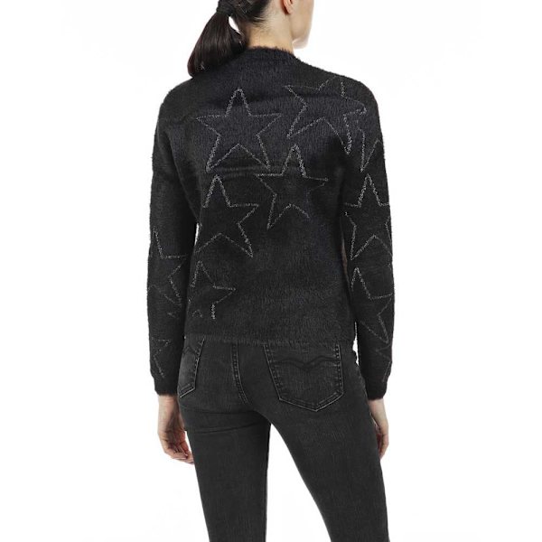Replay Sweater Dk7079.000.g22996 Sort XS Kvinde