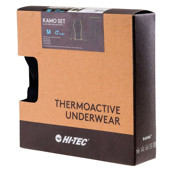 Hi-tec Kamo Set Baslager Set Svart 2XL Man