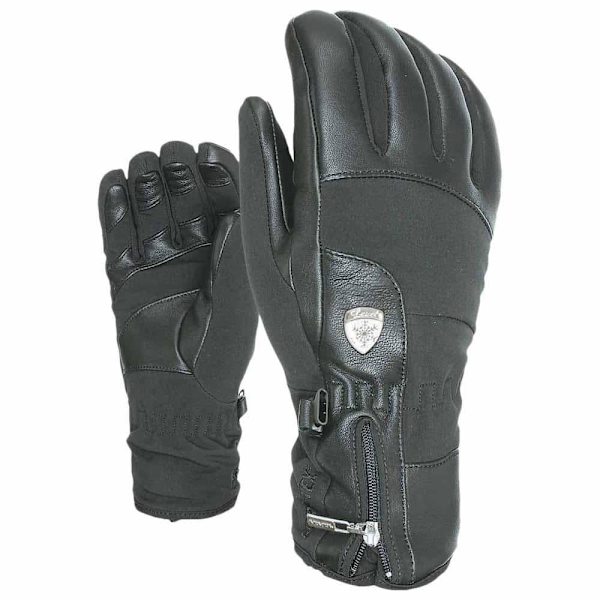 Level Handsker Iris Sort M-L Kvinde