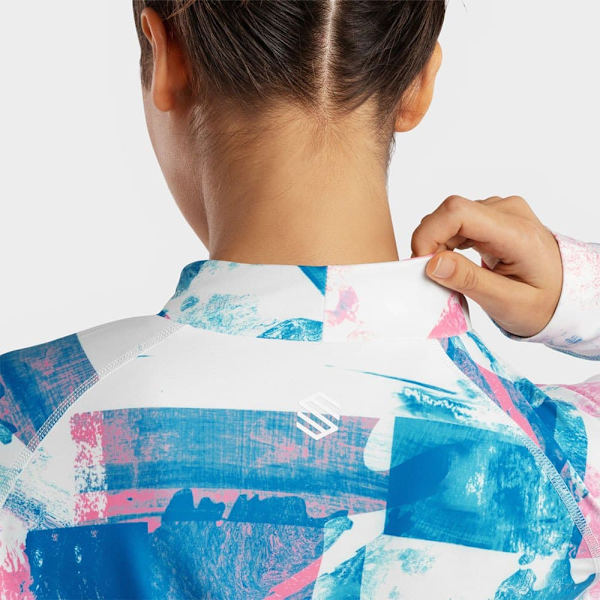 Siroko Slush Watercolor Langærmet Baselayer Flerfarvet L Mand