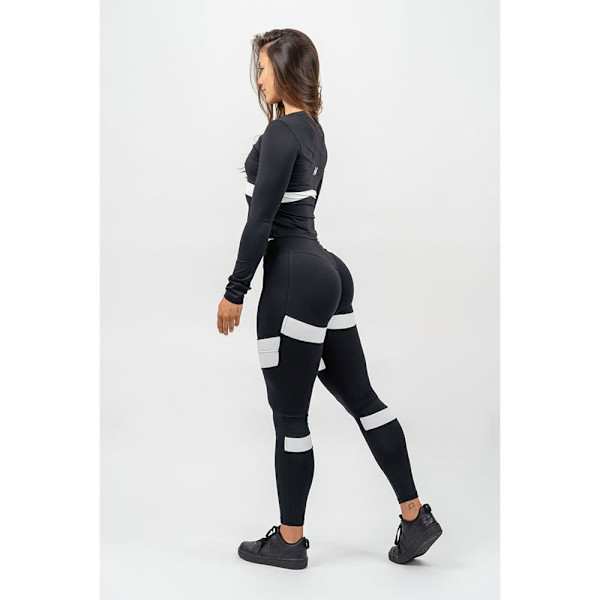 Nebbia Pitkähihainen T-paita Sporty True Hero Musta L Nainen
