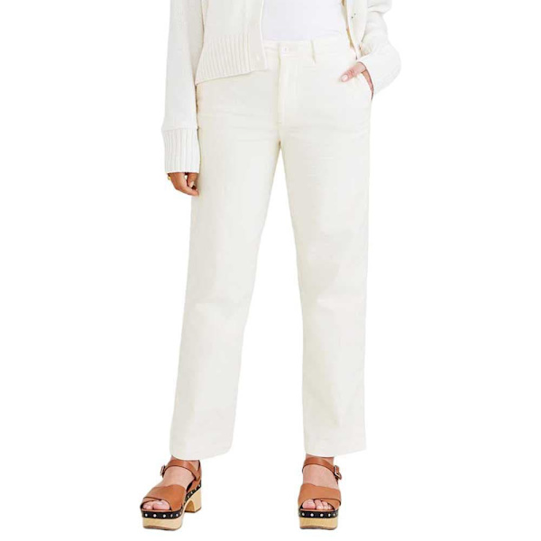 Dockers Byxor Med Hög Midja Beige 29 / 27 Kvinna