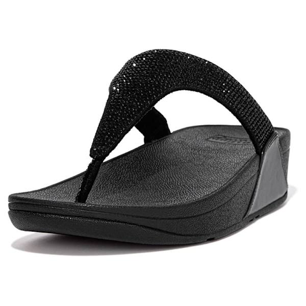 Fitflop Sandaler Lulu Crystal Emb Sort EU 39 Kvinde