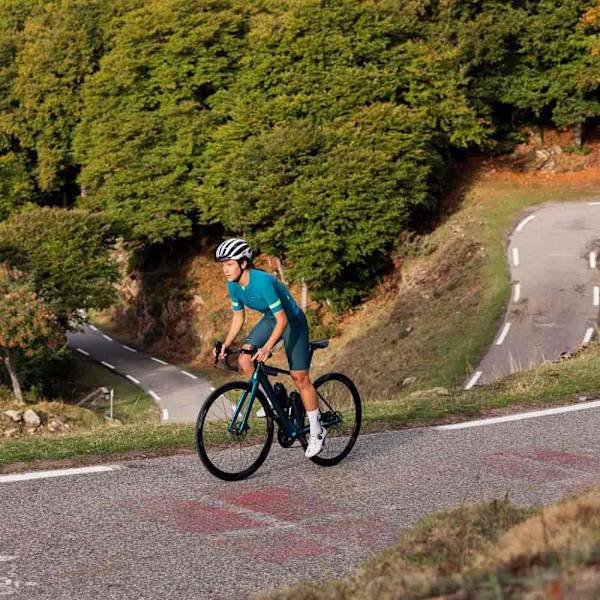 Etxeondo Mendia Korta ärmar Cykeltröja Blå XL Kvinna