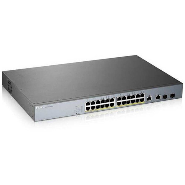 Zyxel 26 Port Managed Cctv Poe Switch Søvfarvet