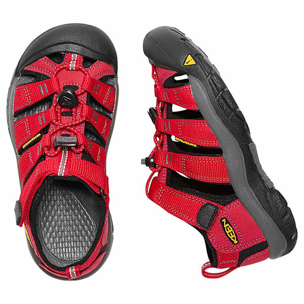 Keen Ungdoms Sandaler Newport H2 Röd,Svart EU 39 1/2