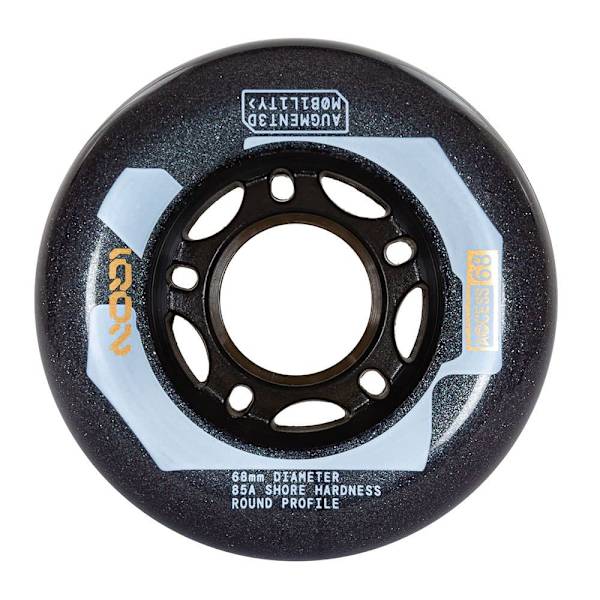 Iqon Skridskor Hjul Access 68 85a 4 Enheter Guld 68 mm