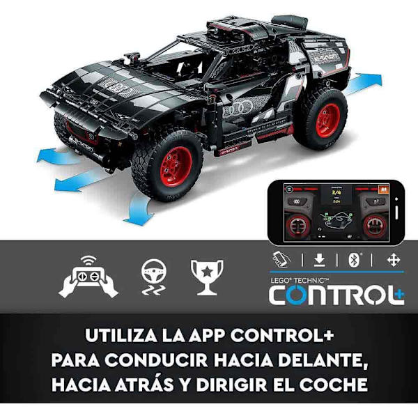 Lego Byggeri Spil Audi Rs Q E-tron Søvfarvet