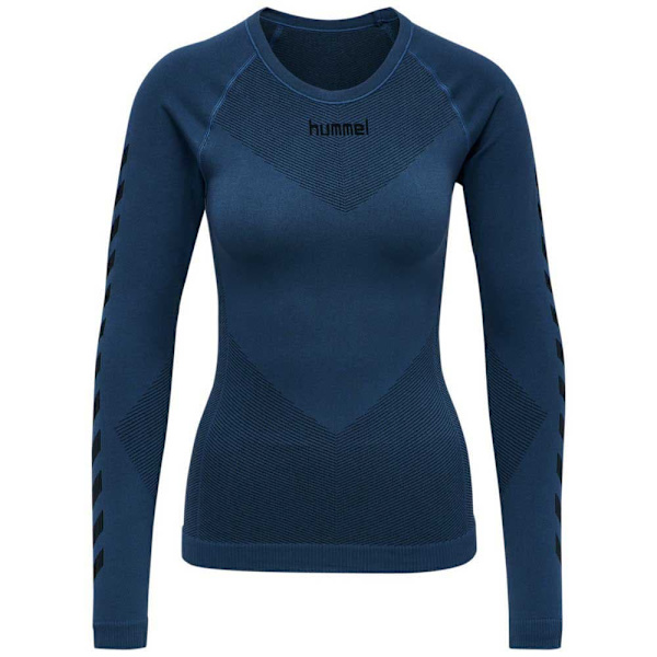 Hummel Långärmad Basskikt First Seamless Blå XL-2XL Kvinna