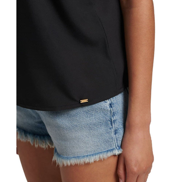 Superdry Top Studios Upspec Cami Sort M Kvinde
