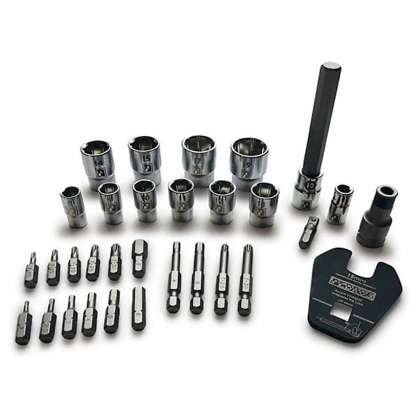 Pedro´s Pro Bit And Socket 31 Units Søvfarvet