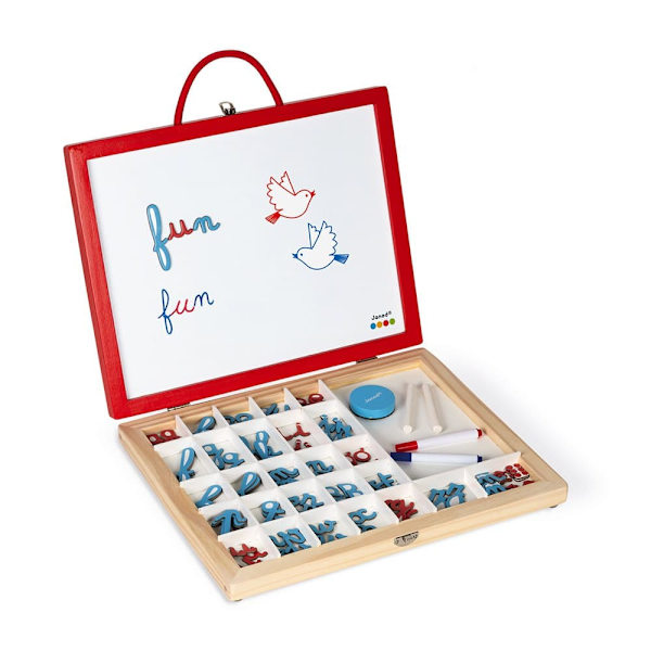 Janod Essential 4 In 1 Cursive Letters Briefcase Flerfarvet 3-8 Years