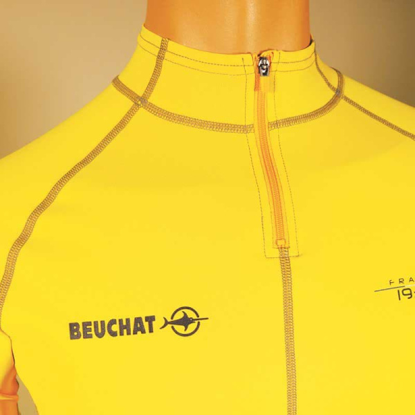 Beuchat Kortærmet T-shirt Atoll Gul XS