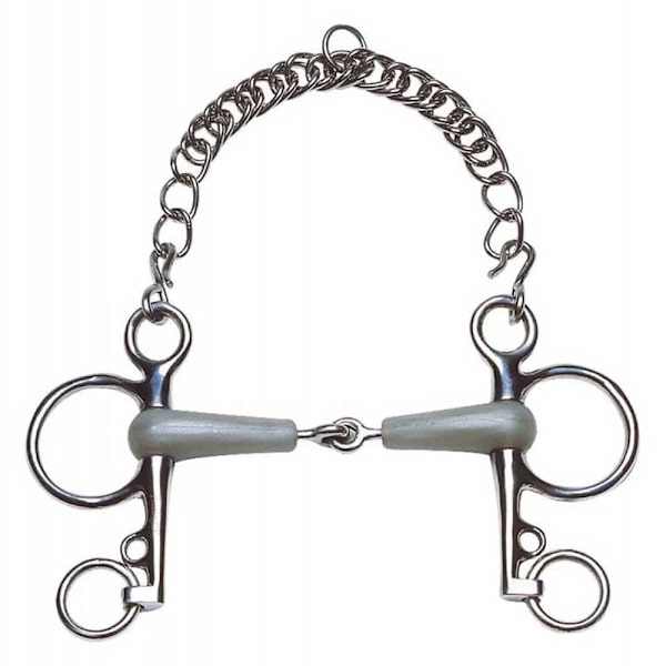 Feeling Delad Pelham Bit Flexi 130 Mm Silver 135 mm