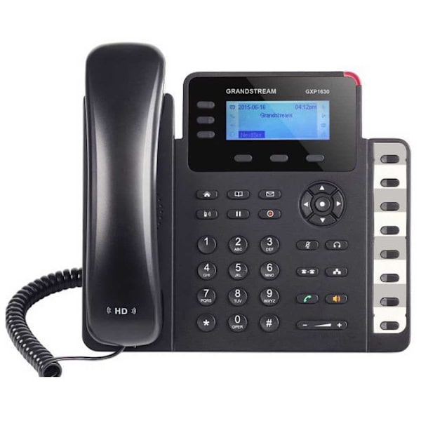 Grandstream Voip Telefon Gxp1630 Sort Sort, Grå