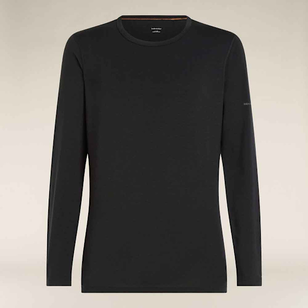 Icebreaker Merino Core Heavyweight Langærmet Baselayer Sort L Mand