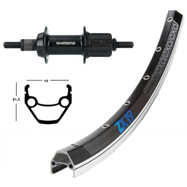 Winora Mavic Cxp 700c Qr Baghjul Søvfarvet 10 x 135 mm