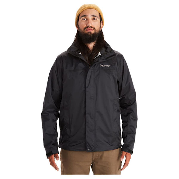 Marmot Precip Eco Jakke Sort L Mand