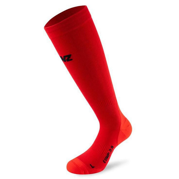 Lenz Pitkät Sukat Compression 2.0 Merino Punainen EU 35-38 Mies