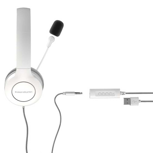 Energy Sistem Headset Office 3 Hvid