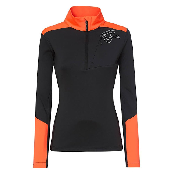 Rock Experience Ramp Fleece Med Halv Dragkedja Svart M Kvinna
