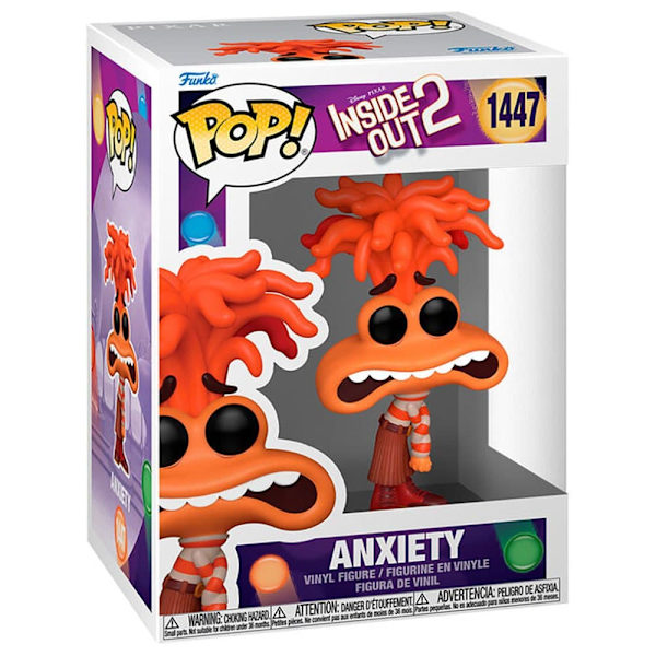 Funko Pop Insidan Ut 2 Ångest Flerfärgad