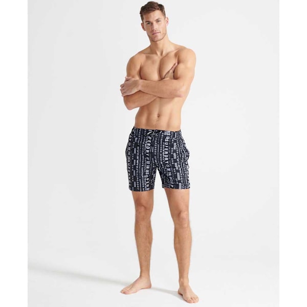 Superdry Badbyxor All Over Print 21´´ Svart S Man