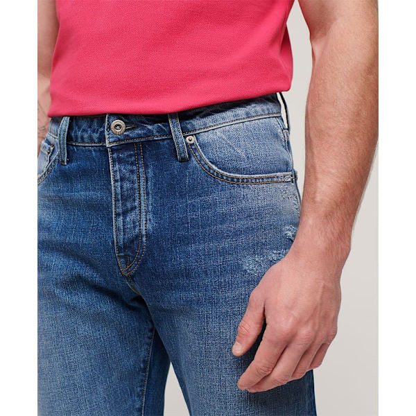 Superdry Vintage Straight Fit Farkut Sininen 32 / 32 Mies
