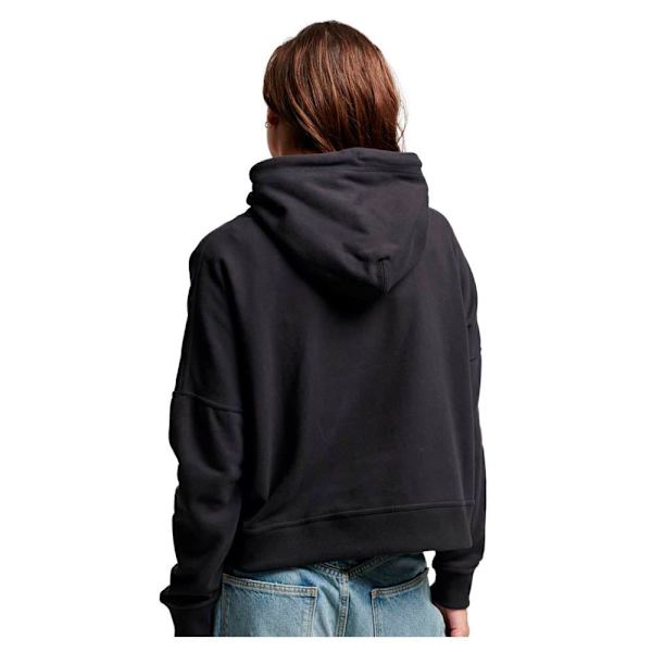 Superdry Hættetrøje Sportswear Logo Boxy Sort S Kvinde
