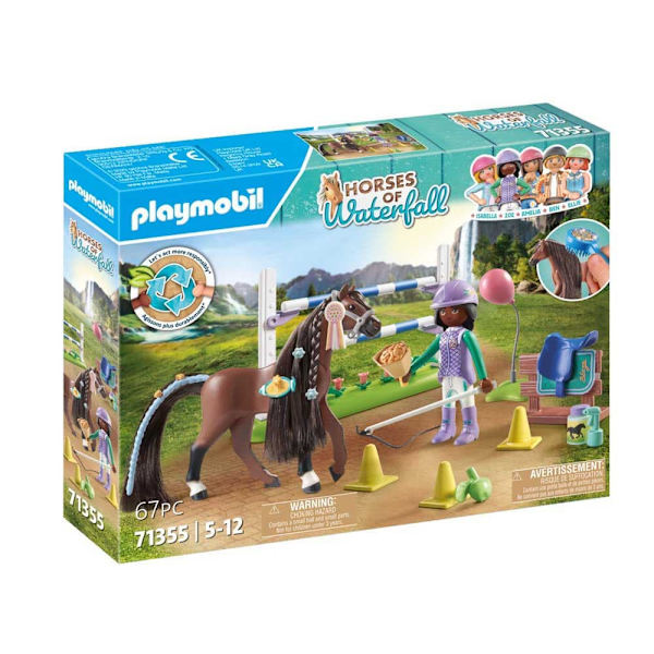 Playmobil Hästhopp Med Zoe And Konstruktionsspel Blaze Flerfärgad