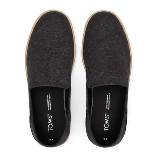Toms Espadrilles Santiago Svart EU 41 Man