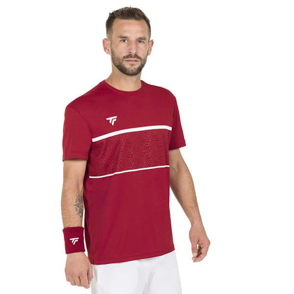 Tecnifibre Kortærmet T-shirt Team Tech Rød S Mand