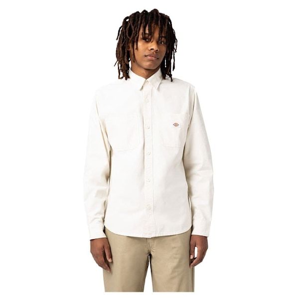 Dickies Lang ærmet Skjorte Duck Canvas Hvid S Mand