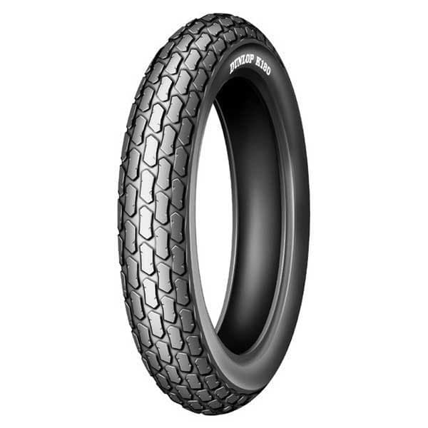 Dunlop K180 Sc 57j Tl Scooterens For-/baghjul Søvfarvet 120 / 90 / R10
