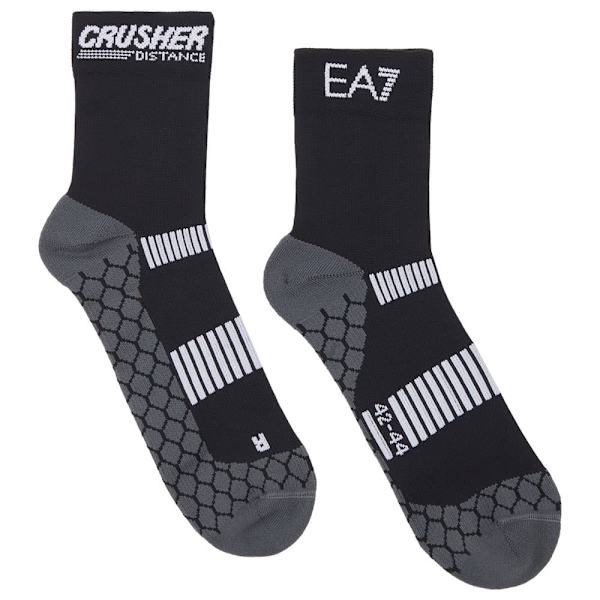 Ea7 Emporio Armani 246001_cc999 Sokker 2 Par Sort EU 42-43 Mand