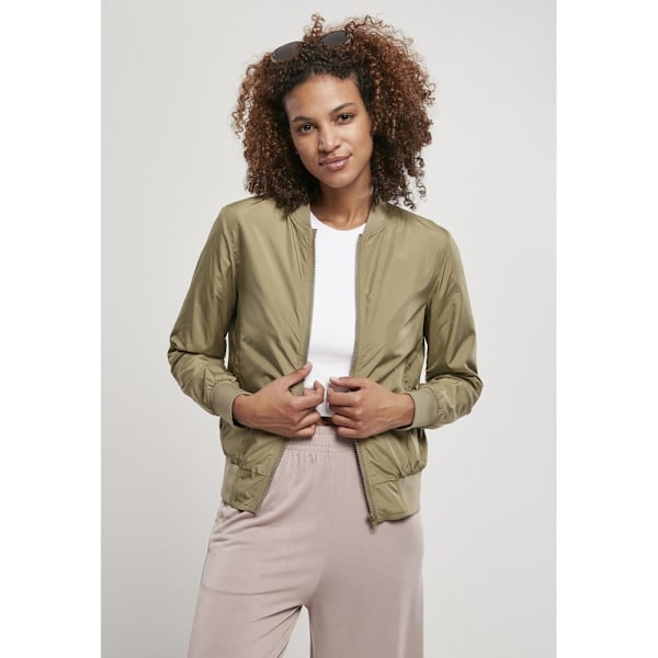 Urban Classics Jakke (stor) Bombers Grøn 4XL Kvinde