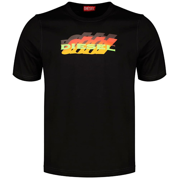 Diesel T Adjust K5 T-shirt Med Korte ærmer Sort S Mand