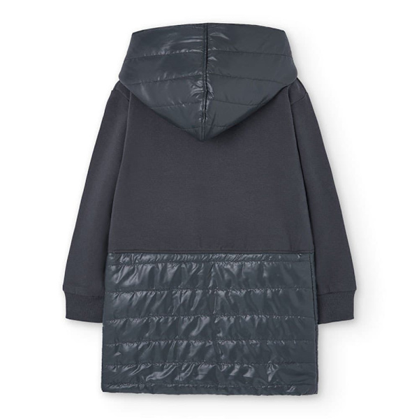 Boboli Fleece Combined Klänning Grå 6 Years