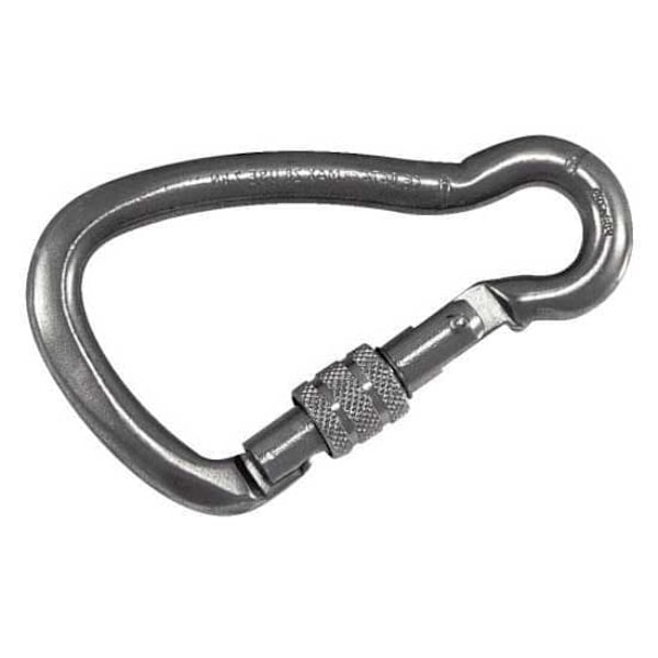 Plastimo Asymmetrisk Karabinhage I Rustfrit Stål Søvfarvet 124 mm