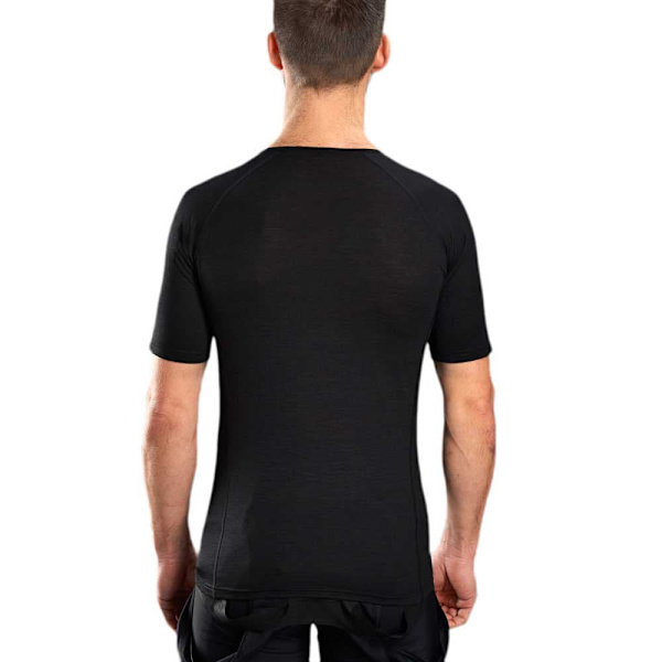 Gripgrab Merino Blend Thermal Kortärmad Baslager Svart L Man